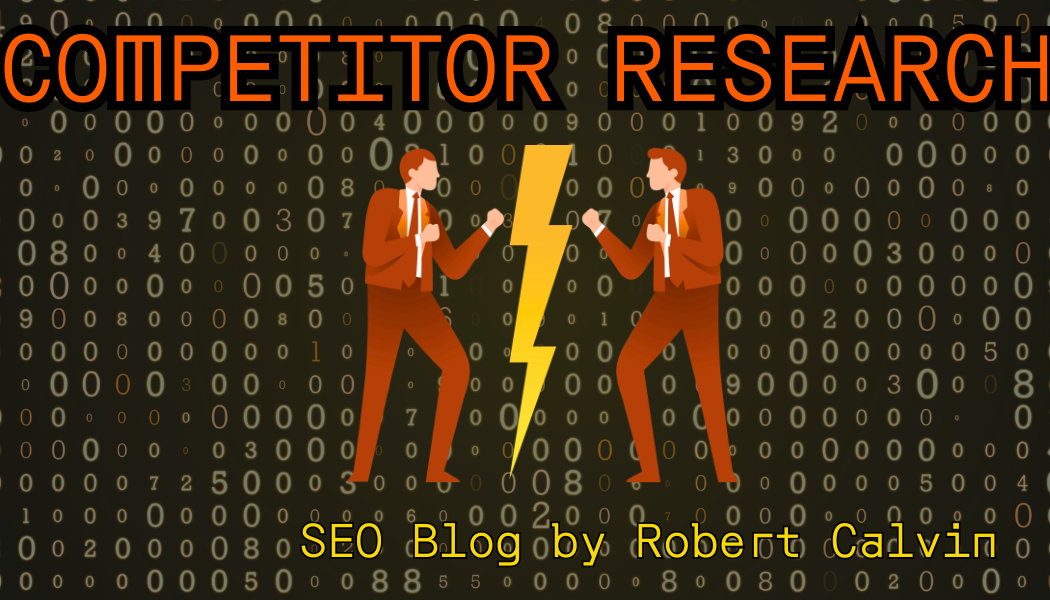 Competitor SEO research in progress