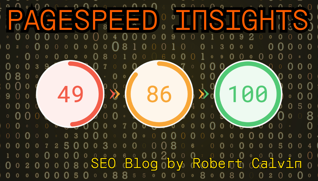 Google PageSpeed Insights audit dashboard